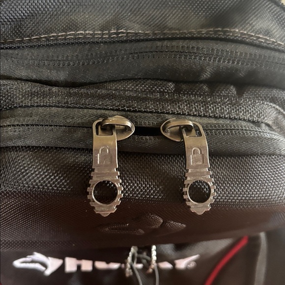 Sky Black Backpack with Red Trim - Picture 3 of 6